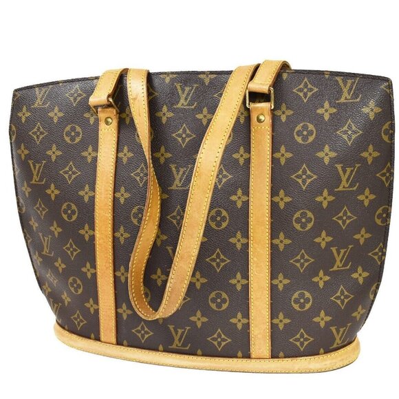 LOUIS VUITTON BABYLONE Shoulder Bag Monogram Leather Brown France - Picture 1 of 16